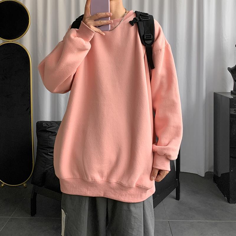 Bonsir Oversized Men Sweatshirt Comfy Pure Hoodies Summer Fleece Hooded Men Hip Hop Hoodie For Men Classic Hoody Pullover Tops white