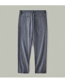 Bonsir Ep2122 Autumn Winter Men Cotton Wool Pants Business Casual Straight Basic Warm Comfortable Grey Simple Handsome Daily Trousers