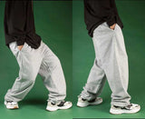 Bonsir Really Plus Size Loose Baggy Sweatpants Men Casual Hiphop Harem Trousers Streetwear Joggers Elastic Waist Track Pants