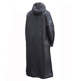 Bonsir Black Fashion Adult Waterproof Long Raincoat Women Men Rain coat Hooded For Outdoor Hiking Travel Fishing Climbing Thickened