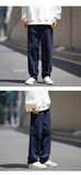 Bonsir Men's Leisure Solid Color Casual Pants Male Cargo 3 Color Straight Pants Loose Fashion Trend Trousers Plus Size M-2XL