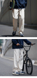 Bonsir Men's Leisure Solid Color Casual Pants Male Cargo 3 Color Straight Pants Loose Fashion Trend Trousers Plus Size M-2XL
