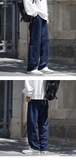 Bonsir Men's Leisure Solid Color Casual Pants Male Cargo 3 Color Straight Pants Loose Fashion Trend Trousers Plus Size M-2XL