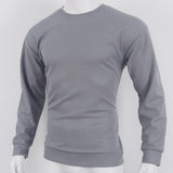 Bonsir Autumn New Long Sleeve T Shirt Quality Waffle Breathable Fabric T Shirt Men Vintage Solid Color Bottoming Loose Casual Tops