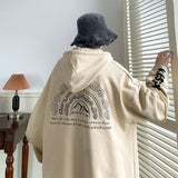 Bonsir New Men Letter Fake Two Piece Hoodies Autumn Oversized Male Hooded Sweatshirts Harajuku Fashion Unisex Male Pullovers