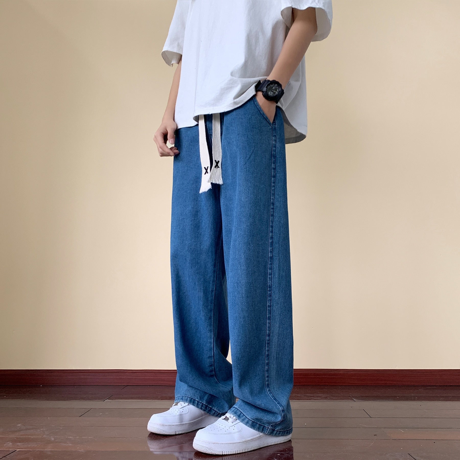 Bonsir Y2K baggy jeans woman 2023 New Jeans Women American Street Lett –  bonsir
