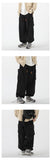 Bonsir Mens Casual Vintage Cargo Pants Autumn New Big Pocket Oversized Straight Pants Neutral Drawstring Work Trousers Joggers Male 2XL
