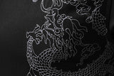 Bonsir Fashion Social Men Shirts Turn-down Collar Buttoned Shirt Casual Dragon Embroidered Long Sleeve Tops Men's Clothing