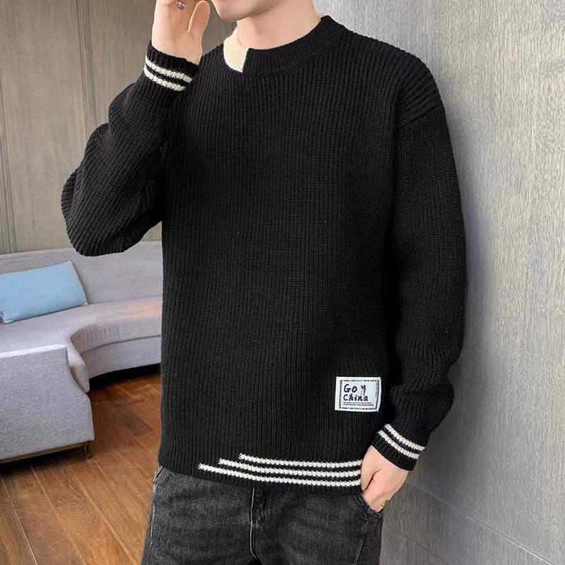 Bonsir Autumn Winter Brand Thick Sweater Men Knitted Jumpers High Quality Classic Pullover Men Clothes Soft Warm Pull Homme NEW