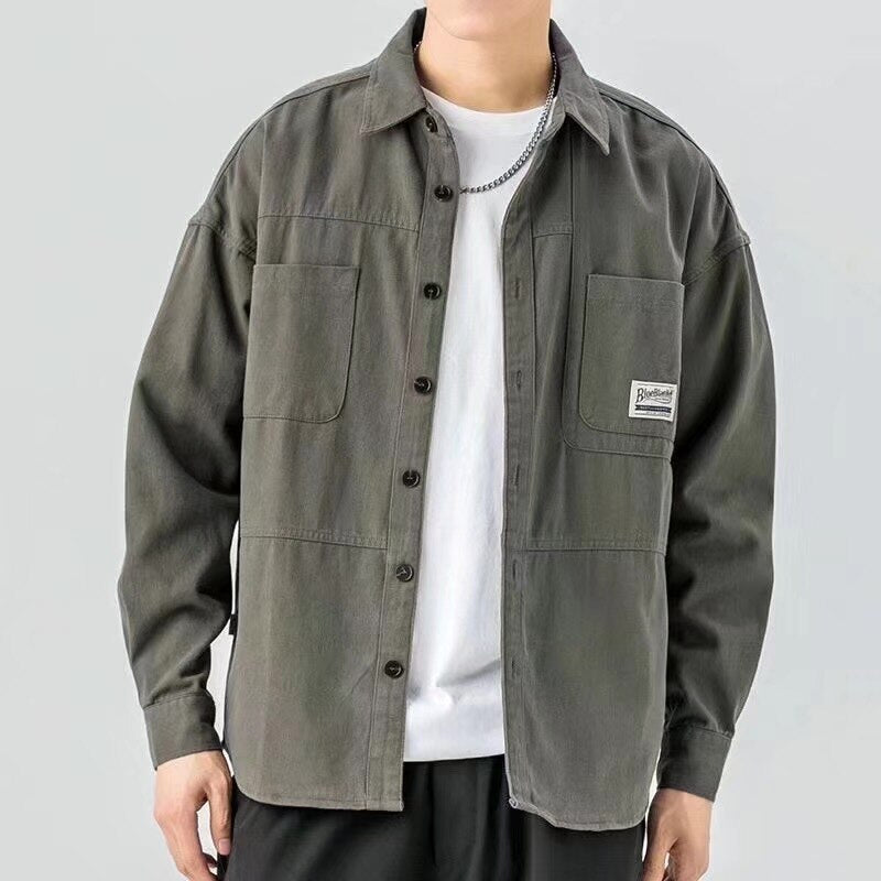 Bonsir Bomber Jacket Men Shirt Fashion Casual Windbreaker  Coat Men Spring and Summer New Hot Outwear Stand Slim Military Embroidery