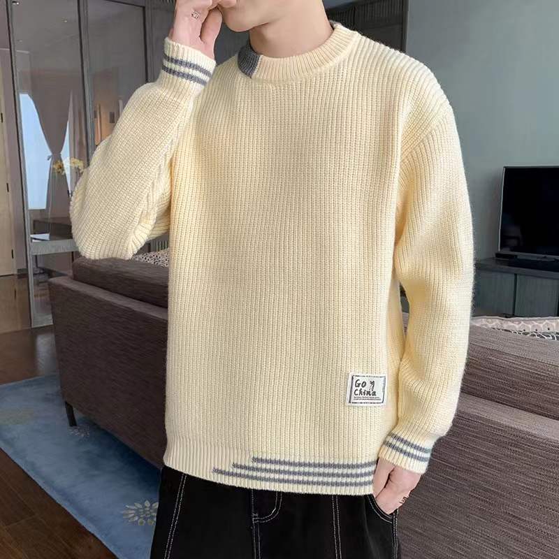 Bonsir Autumn Winter Brand Thick Sweater Men Knitted Jumpers High Quality Classic Pullover Men Clothes Soft Warm Pull Homme NEW