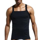 Bonsir Men's Fashion Vest Home Sleep Casual Men Colete Cotton Tank Top Solid Cotton Tank Gay Sexy Top Clothes Sleeveless Garment