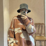 Bonsir Winter Sweater Men Warm Fashion Casual Knit Pullover Men Korean Loose Oversized Long Sleeve Sweater Mens Jumper Clothes M-2XL