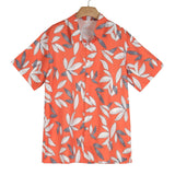Bonsir Leisure Loose Short Sleeve Button Shirts Men Spring Summer Fashion Graphic Print Turn-down Collar Cardigan Tops Mens Shirt