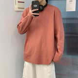 Bonsir Spring Autumn Long Sleeve T-shirts Men cotton O-Neck Collar Fashion Casual Comfortable Harajuku solid color Long T Shirts
