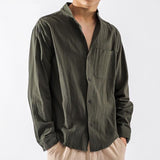 Bonsir New Long Sleeve Shirts Men's Fashion Fall Casual Shirts Men's Slim Fit