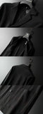 Bonsir Spring Autumn Pleated Sets Men Fashion Casual Solid Long Sleeve Blazer And Trousers Two-piece Men Suits Korean Loose Clothing