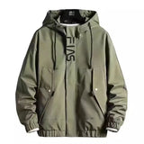 Bonsir Men Hooded Parka Jacket Casual Classic Warm Thick Fleece Parkas Coat Men Fashion Pockets Windproof Clothing
