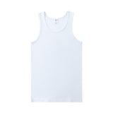 Bonsir Sports Training Fitness Men's Tank Tops Casual Slim Sleeveless O Neck Solid Color Ribbed Vest Shirt 2023 Summer Fashion Camisole
