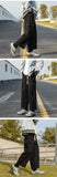 Bonsir Big Pockets Casual Cargo Pants Men's Streetwear Vintage Trousers Hip-hop Overalls Fashion Loose Straight Wide Leg Pants Men