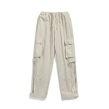 Bonsir Multi-pockets Cargo Trousers Men Zipper Design Casual Pants High Quality Neutral Fashion Streetwear Joggers Pantalon Homme