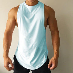 Bonsir Bodybuilding Sport Vest Men Joggers Gyms Fitness Workout Sleeveless Tees Sexy Singlet Summer Casual Loose Tank Tops Undershirt