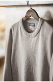 Bonsir America Style Men's Premium Chenille Sweaters Winter Autumn Fashion Casual Warm Knitwear Solid Color Simple Versatile Basic Tops
