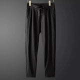 Bonsir Spring Autumn Pleated Sets Men Fashion Casual Solid Long Sleeve Blazer And Trousers Two-piece Men Suits Korean Loose Clothing