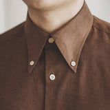 Bonsir Fall Men Business Solid Color Shirt Long Sleeve Slim Fit Hairstylist Shirts Men Office Tuxedo Shirt Social Herren Hemd