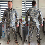 Bonsir Tactical Military Uniform Camouflage Army Men Clothing Special Forces Airsoft Soldier Training Combat Jacket Pant Male Suit