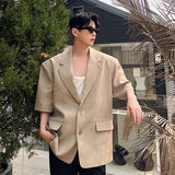 Bonsir Spring Summer Designer Korean Fashion Loose Silhouette Casual Versatile Large Medium Sleeve Shoulder Pad 2023