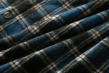Bonsir Men Flannel plaid shirt men's style jacket New Autumn Casual Long Sleeve Shirt Soft Comfort Slim Fit Styles Brand Man Plus Size