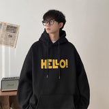 Bonsir Spring And Autumn Teenagers Hooded Large Size Coat Trend Hoodie Men, Gray, Black, White S-5XL