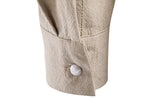 Bonsir New Men's Casual Blouse Cotton Linen Shirt Tops Long Sleeve Tee Shirt Spring Autumn Slanted Placket Vintage Yoga Shirts
