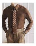 Bonsir Fall Men Business Solid Color Shirt Long Sleeve Slim Fit Hairstylist Shirts Men Office Tuxedo Shirt Social Herren Hemd