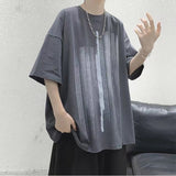Bonsir Summer Men's Short Sleeved Tops T-shirts Loose Fashion Trend Printing Tshirts Casual Round Neck Multicolor T Shirts M-3XL