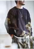 Bonsir America Style Men's Premium Chenille Sweaters Winter Autumn Fashion Casual Warm Knitwear Solid Color Simple Versatile Basic Tops