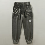 Bonsir Japan Style Spring Summer Fashion Men's Solid Color Basic Vintage Pants Teens Versatile Elastic Waist Bunch Leg Casual Trousers