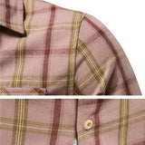 Bonsir Fashion Mens Plaid Shirt Long Sleeve Bomber Military Shirts Cotton High Quality Business Casual Lapel Shirt Men Spring New