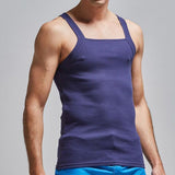 Bonsir Men's Fashion Vest Home Sleep Casual Men Colete Cotton Tank Top Solid Cotton Tank Gay Sexy Top Clothes Sleeveless Garment