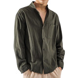 Bonsir New Long Sleeve Shirts Men's Fashion Fall Casual Shirts Men's Slim Fit