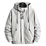 Bonsir Men Hooded Parka Jacket Casual Classic Warm Thick Fleece Parkas Coat Men Fashion Pockets Windproof Clothing