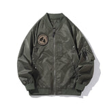 Bonsir Large Size Men's Fashion Bomber Jackets Autumn New Male Loose Coats Harajuku Unisex Outerwear Brand Clothing