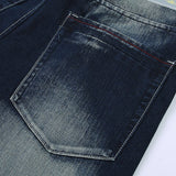 Bonsir Plus Size 46 Loose Hip Hop Jeans Men Streetwear Skateboard Baggy Jeans Washed Straight Denim Trousers Male