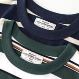 Bonsir Summer Stripe T-Shirt Men And Women Classic Streetwear Fashion Ins Trend Vintage O-Neck Cotton Youth Couple Short-Sleeved Tops