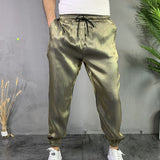 Bonsir Fashion Men's Harem Pants Summer Thin Sweatpants Ins Wind Bright Side Reflective Hip-hop Trousers Streetwear Man Clothiong 5XL