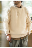 Bonsir America Style Men's Premium Chenille Sweaters Winter Autumn Fashion Casual Warm Knitwear Solid Color Simple Versatile Basic Tops