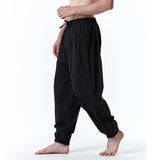 Bonsir Men Pants New Men's Loose Pants Male Casual Fashion Color Pants Trousers Stripe Plus Size Sweatpants
