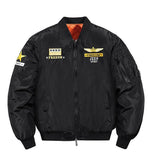 Bonsir Men's Loose Flight Jacket Thick Military Tactical Bomber Jacket Cotton-Padded Cargo Baseball Jacket Men