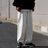 Bonsir Blue White Black Wide-leg Jeans Men's Fashion Casual Retro Baggy Jeans Mens Streetwear Loose Hip-hop Straight Denim Trousers Men